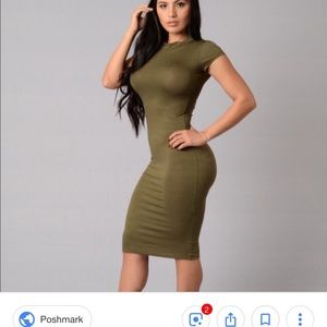 Fashion Nova green dress